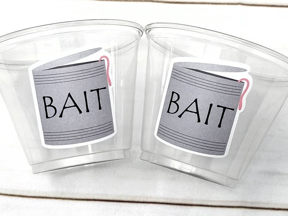 FISHING PARTY CUPS - Gone Fishing Party Fishing Party Favors Fishing Bobber Decorations Fishing Birthday Fishing Party Bait Bobber Fish Cups