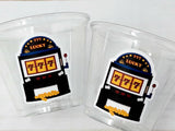 CASINO PARTY CUPS - Casino Cups Casino Birthday Casino Party Slot Machine Cups Slots Slot Party Decorations Casino Birthday Party Decoration