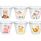 GIRL FARM PARTY Cups - Girl Farm Cups Farm Animal Cups Farm First Birthday Farm Baby Shower Barnyard Party Farm Birthday Decorations Farm