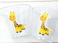 GIRAFFE PARTY CUPS - Giraffe Cups Giraffe Baby Shower Giraffe Party Decorations Giraffe Party Supplies Giraffe Party Favors Giraffe Birthday