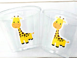 GIRAFFE PARTY CUPS - Giraffe Cups Giraffe Baby Shower Giraffe Party Decorations Giraffe Party Supplies Giraffe Party Favors Giraffe Birthday