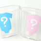 GENDER REVEAL PARTY Cups - Pink and Blue One piece Cups Gender Reveal Baby Shower Gender Reveal Decorations Gender Reveal Cup Baby One piece