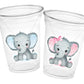ELEPHANT PARTY CUPS- Elephant Cups Elephant Decorations Elephant Birthday Elephant Party Elephant Party Favors Elephant Baby Shower Sprinkle