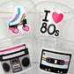 I Love the 80'S PARTY CUPS - 80's Birthday Cups 80's Party Cups 80's Decorations 80's Birthday Party 80's Birthday Party Decorations 80's