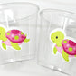 TURTLE PARTY CUPS - Pink Turtle Cups Turtle Decorations Turtle Birthday Turtle Party Turtle Party Favors Turtle Baby Shower Pink Turtle