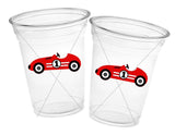RACING PARTY CUPS - Race Car Cups Racing Birthday Cups Racing Birthday Cups Race Car Party Favors Racing Party Favors Racing Decorations