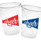 CHEERLEADING PARTY CUPS - Cheer Party Cups Cheerleader Party Cups Cheer Birthday Party Cheer Party Favors Cheer Baby Shower Cups Cheer Squad
