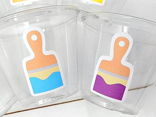 ART PARTY CUPS - Art Painting Party Treat Cups Paint Party Favors Art Party Cups Art Party Treat Cups Painting Party Favor Art Party Favor