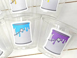 ART PARTY CUPS - Art Painting Party Treat Cups Paint Party Favors Art Party Cups Art Party Treat Cups Painting Party Favor Art Party Favor