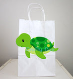 Turtle Goody Bags, Turtle Favor Bags, Turtle Party Bags, Turtle Gift Bags, Turtle Goodie Bags
