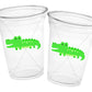 ALLIGATOR PARTY CUPS - Alligator Birthday Cups Alligator Party Favors Alligator Baby Shower Alligator Party Decorations Alligator Supplies