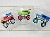 MONSTER TRUCK PARTY Cups - Monster Truck Treat Cups Monster Truck Birthday Monster Truck Party Monster Truck Party Favors, Monster Truck Cup