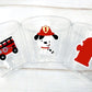 FIRETRUCK PARTY CUPS - Firetruck Cups Firetruck Party Firetruck Birthday Firetruck Birthday Party Favors Fire Truck Favors Fireman Birthday