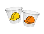 CONSTRUCTION PARTY CUPS - Dig In Party Cups Construction Truck Cups Construction Birthday Construction Party Construction Decorations