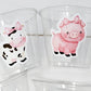 GIRL FARM PARTY Cups - Girl Farm Cups Farm Animal Cups Farm First Birthday Farm Baby Shower Barnyard Party Farm Birthday Decorations Farm