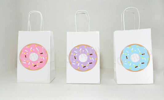 Donut Goody Bags, Donuts Party Bags, Donut Gift Bags, Donut Treat Bags, Donut Goodie Bags, Donut Birthday, Donut Party, Donut Favors