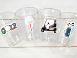 Golf Party Cups - 16 fl oz Disposable Cups