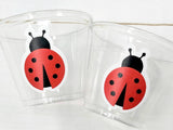 Ladybug Party Cups, Ladybug Birthday, Ladybug Party, Ladybug Treat Cups, Ladybug Party Cups, Ladybug Decorations, Ladybug Cups, Lady Bug