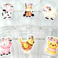 GIRL FARM PARTY Cups - Girl Farm Cups Farm Animal Cups Farm First Birthday Farm Baby Shower Barnyard Party Farm Birthday Decorations Farm