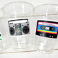 I Love the 80'S PARTY CUPS - 80's Birthday Cups 80's Party Cups 80's Decorations 80's Birthday Party 80's Birthday Party Decorations 80s 90s