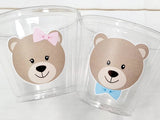 Teddy Bear Party Cups, Teddy Bear Treat Cups, Teddy Bear Birthday, Teddy Bear Party, Teddy Bear Party Favors, Teddy Bear Baby Shower