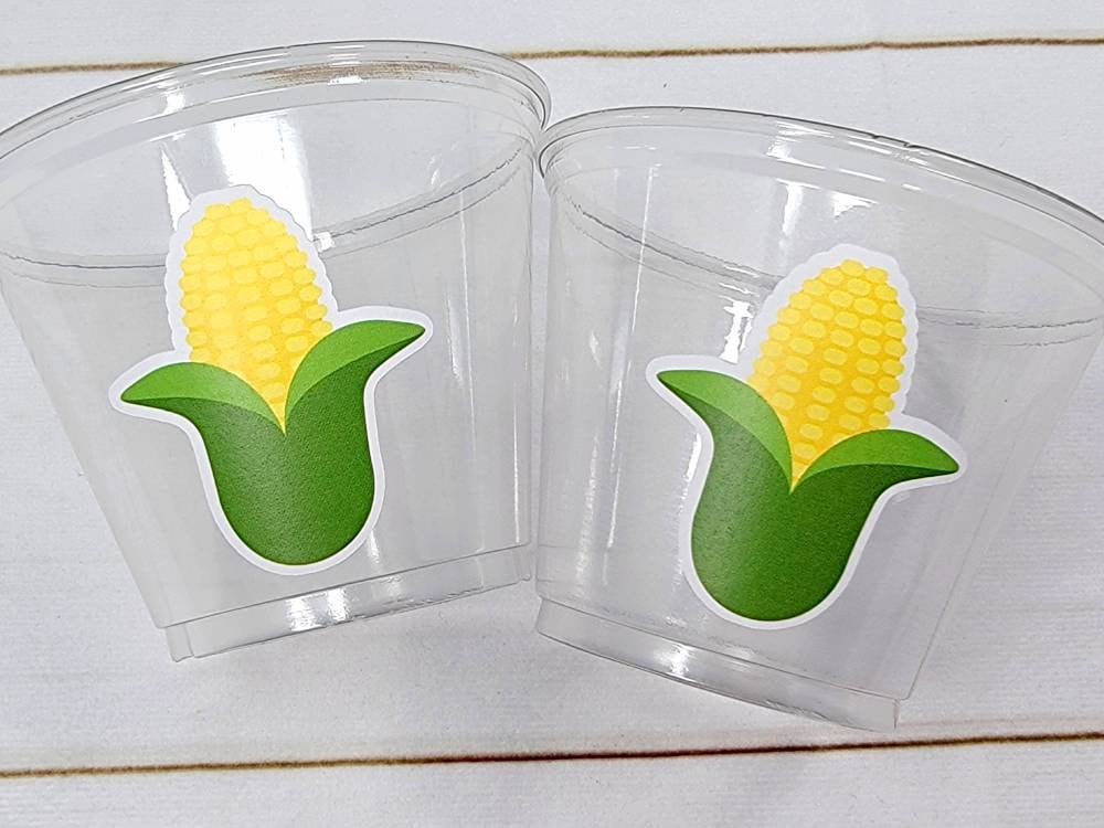 CORN PARTY CUPS - Fall Party Cups Harvest Party Cups Harvest Birthday Cups Harvest Party Decorations Corn Decorations Corn Party Supplies