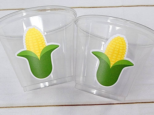 CORN PARTY CUPS - Fall Party Cups Harvest Party Cups Harvest Birthday Cups Harvest Party Decorations Corn Decorations Corn Party Supplies