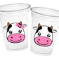 COW PARTY CUPS - Cow Cups Cow Birthday Cups Farm Animal Cups Cow Party Favors Farm Cow Baby Shower Cow First Birthday Cow Party Decorations