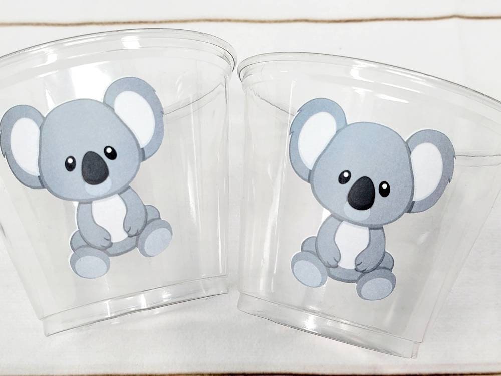 Koala Bear Party Cups, Koala Bear Treat Cups, Koala Bear Birthday, Koala Bear Party, Koala Bear Party Favors, Koala Bear Baby Shower
