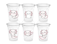 AXOLOTL PARTY CUPS - Axolotl Cups Axolotl Birthday Party Axolotl Party Cups Axolotl Baby Shower Axolotl Party Favors Axolotl Favors Axolotl