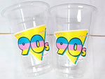I Love the 90'S PARTY CUPS - 90's Birthday Cups 90's Party Cups 90's Decorations 90's Birthday Party 90's Birthday Party Decorations 90s 80s