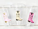COWGIRL PARTY CUPS - Cowgirl Cups Cowgirl Party Decorations Cowgirl Baby Shower Decorations Baby Sprinkle Cowgirl Boots Birthday Decor Favor