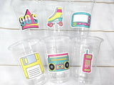 I Love the 90'S PARTY CUPS - 90's Birthday Cups 90's Party Cups 90's Decorations 90's Birthday Party 90's Birthday Party Decorations 90s 80s