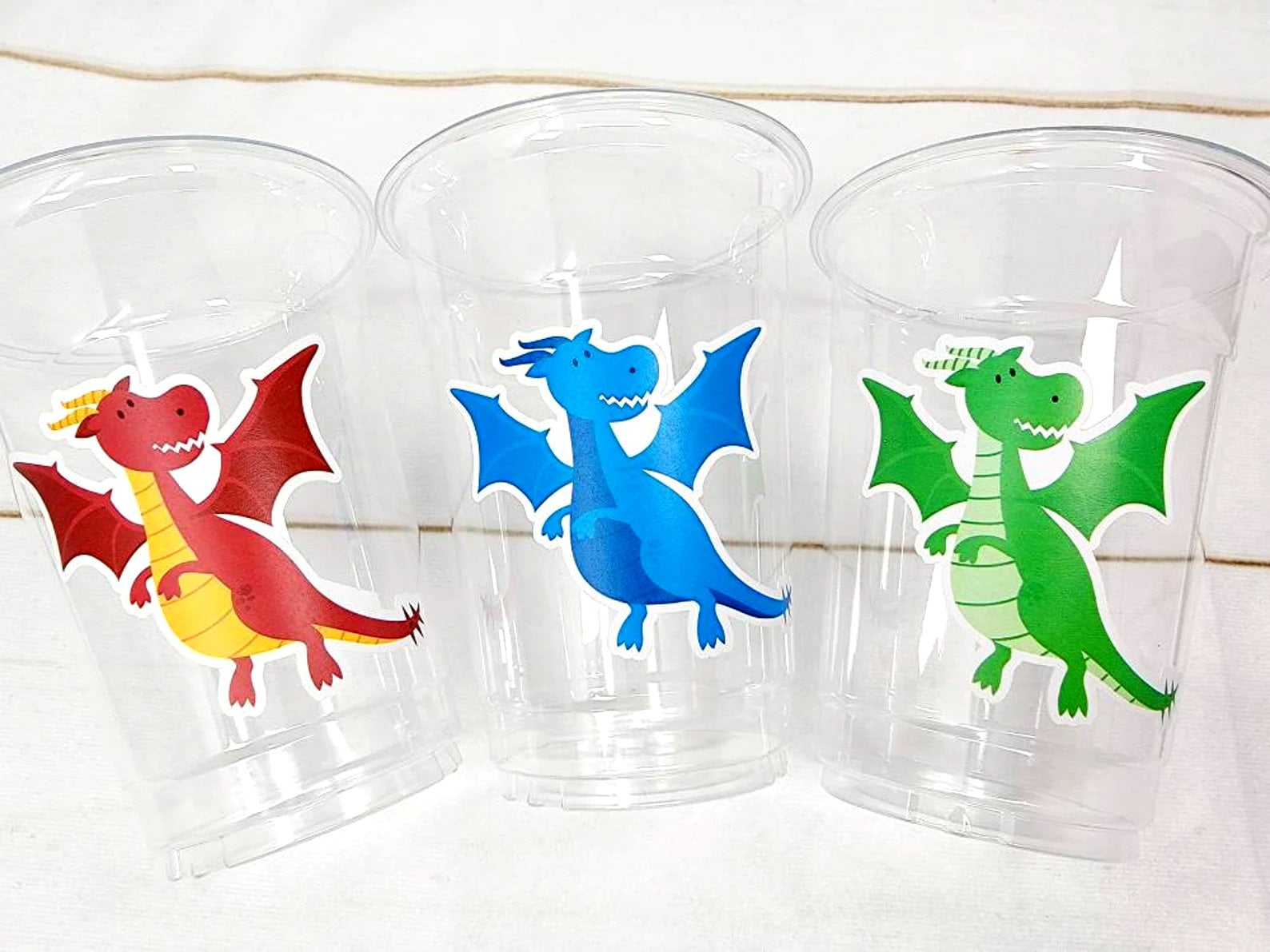DRAGON PARTY CUPS - Dragon Birthday Cups Dragon Cups Drageon Birthday Party Cups Dragon Party Decorations Dragon Party Favors Dragon Favors