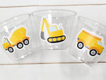 CONSTRUCTION PARTY CUPS - Construction Cups Construction Truck Cups Construction Birthday Construction Party Construction Decorations Dig In