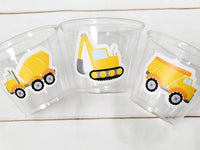 CONSTRUCTION PARTY CUPS - Construction Cups Construction Truck Cups Construction Birthday Construction Party Construction Decorations Dig In