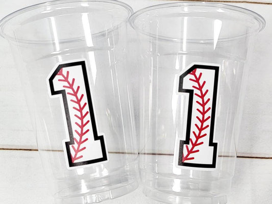 BASEBALL PARTY CUPS - Baseball Cups Baseball Party Cups Baseball Birthday Cups Baseball Cups Sports Party Cups Favors Baseball Baby Shower