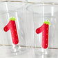 STRAWBERRY PARTY CUPS - Strawberry Birthday Cups Strawberry Cups First Birthday Strawberry Party Decorations Strawberry Baby Shower