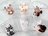 GIRL WOODLAND PARTY Cups- Woodland Cups Woodland Animals Woodland Decorations Woodland Birthday Woodland Baby Shower Woodland Birthday Party