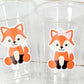 FOX PARTY CUPS - Fox Birthday Party Cups Fox Party Favors Fox Decorations Woodland Birthday Party Cups Woodland Baby Shower Fox Baby Shower