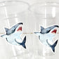 SHARK PARTY CUPS - Shark Treat Cups Shark Birthday Cups Shark Birthday Party Cups Shark Party Favors Shark Party Supplies Shark Decorations
