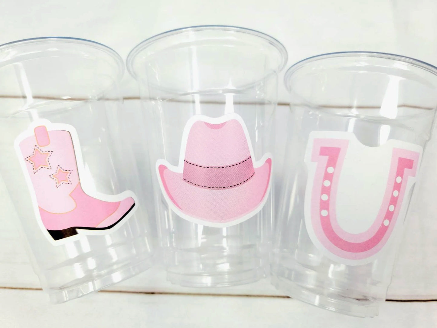 COWGIRL PARTY CUPS - Cowgirl Cups Cowgirl Party Decorations Cowgirl Baby Shower Decorations Baby Sprinkle Cowgirl Boots Birthday Decor Favor
