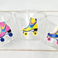 ROLLER SKATE PARTY Cups - Roller Skating Birthday Cups Skate Party Favors Skating Party Cups Roller Skating Birthday Roller 80's 90's Party