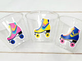 ROLLER SKATE PARTY Cups - Roller Skating Birthday Cups Skate Party Favors Skating Party Cups Roller Skating Birthday Roller 80's 90's Party