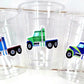 SEMI TRUCK PARTY Cups - Semi Truck Treat Cups Semi Truck Birthday Semi Truck Party Semi Truck Party Favors, Semi Truck Cup Semi Truck Favors