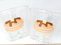 Pancake Party Cups, Pancake Treat Cups, Pancake Birthday, Pancake Party, Pancake Party Favors, Pancakes and Pajamas
