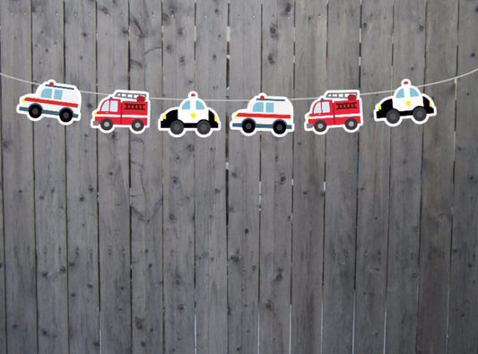 Emergency Vehicles Garland - Firetruck Garland, Police Car Garland, Ambulance Garland