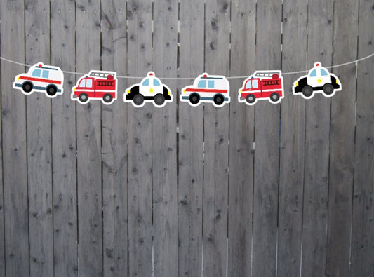 Emergency Vehicles Garland - Firetruck Garland, Police Car Garland, Ambulance Garland