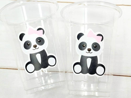 PANDA BEAR Party Cups Panda Treat Cups Panda Favor Panda Decoration Panda Birthday Panda Baby Shower Panda Birthday Party Panda Favor