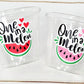WATERMELON PARTY CUPS - Watermelon Party Favors Watermelon Treat Cups Watermelon Birthday One in a Melon First Birthday 1st Birthday